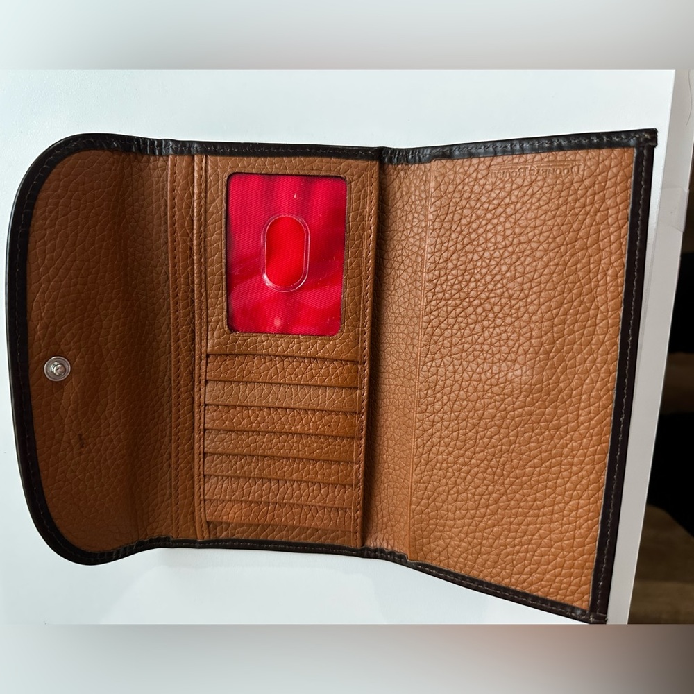 Dooney & Bourke Tan Leather Clutch - Picture 4 of 5